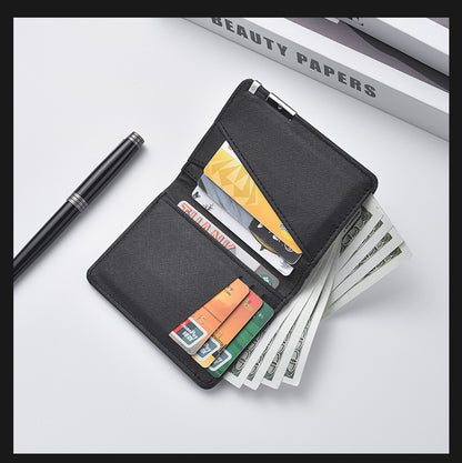 Ultra-Thin Metal Edge Mens Wallet