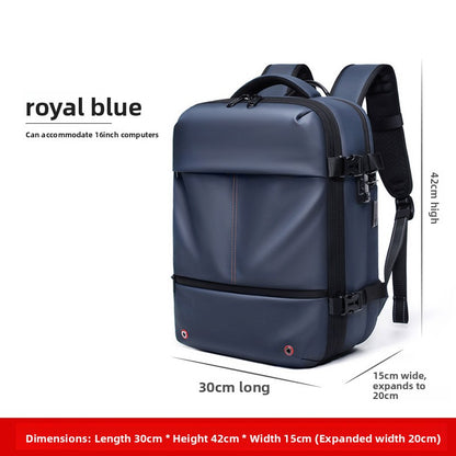 Vacuum Compression Travel Backpack with Wet-Dry Separation