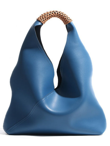 Genuine Leather Women's Bucket Bag