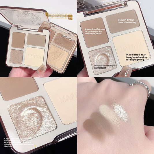 Four-Color Contouring and Highlighting Palette