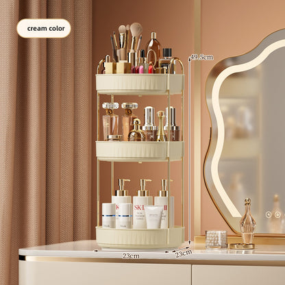 Desktop cosmetic storage box