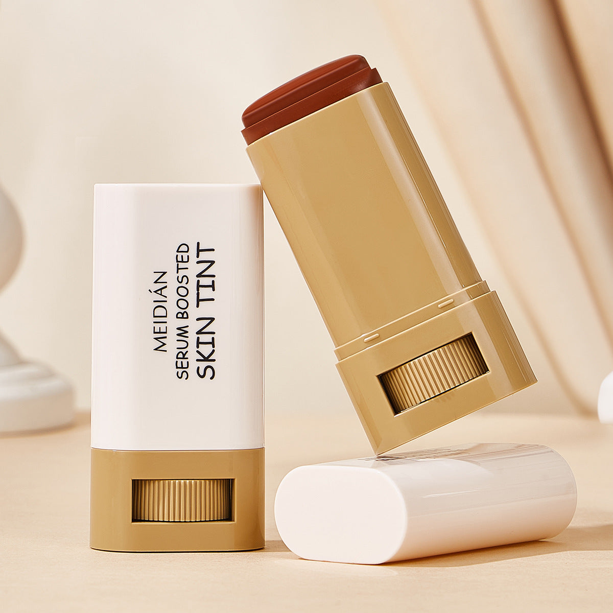 6-Color Rotating Tinted Concealer Stick