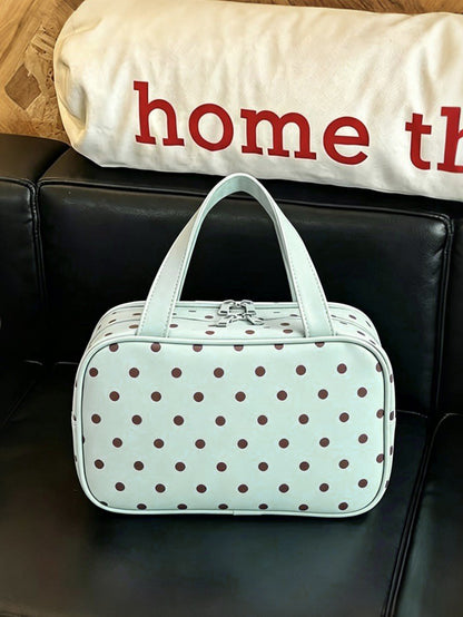 Portable Cosmetic Bag with Three Layers Large Capacity