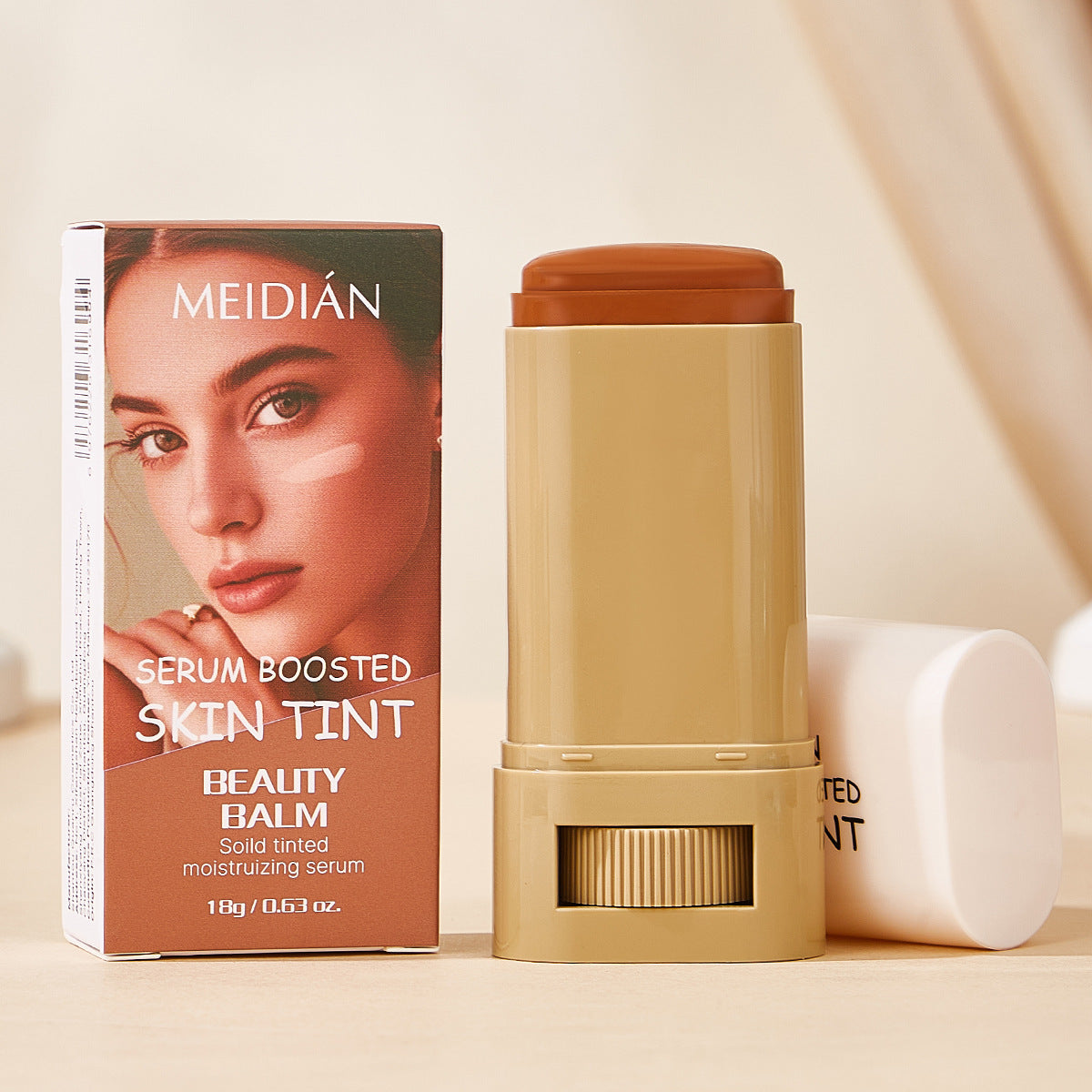 6-Color Rotating Tinted Concealer Stick