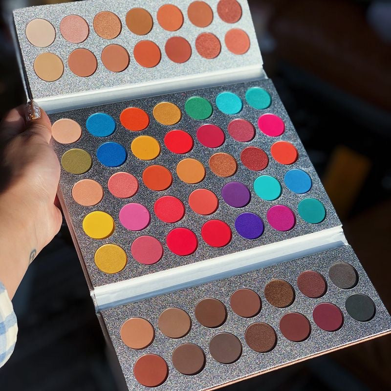 Multi Color Eye Shadow Blush Palette