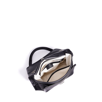 Nylon Messenger Bag with Flip-Top