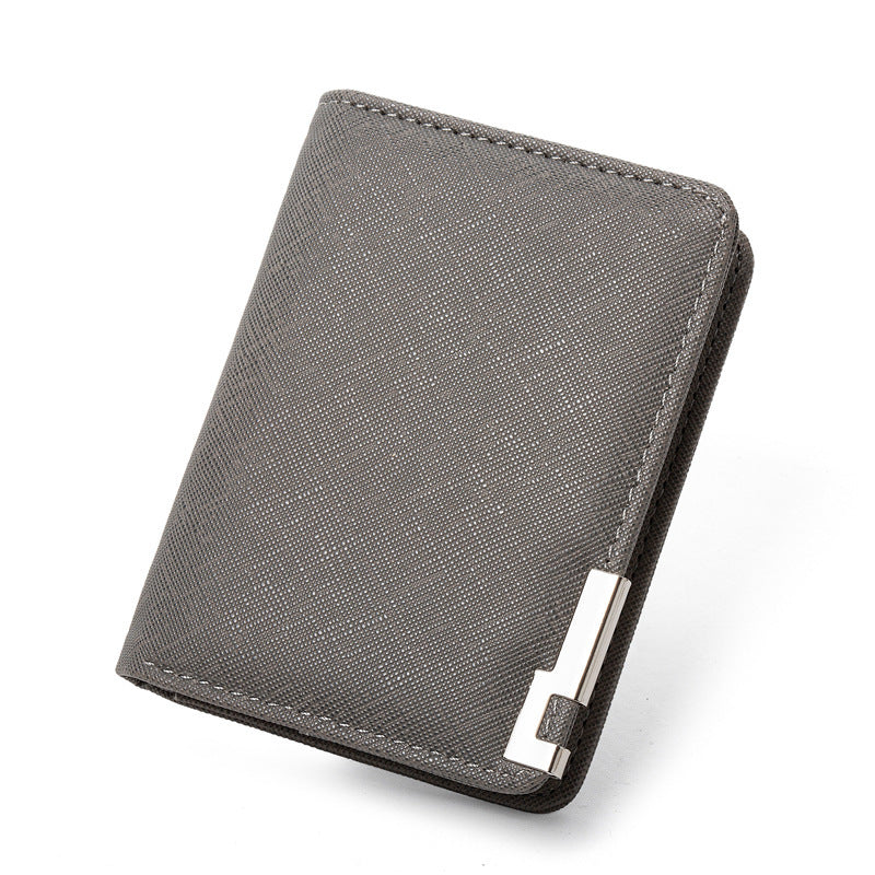 Ultra-Thin Metal Edge Mens Wallet