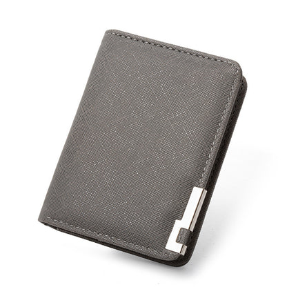 Ultra-Thin Metal Edge Mens Wallet