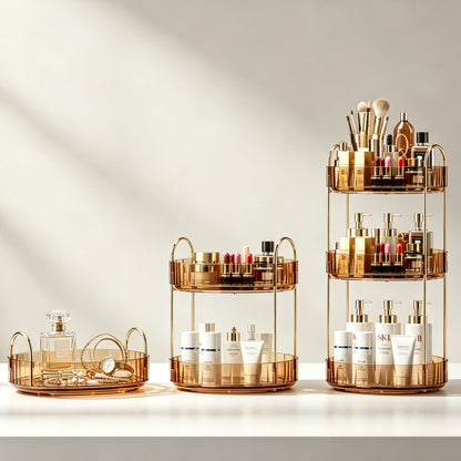 Desktop cosmetic storage box