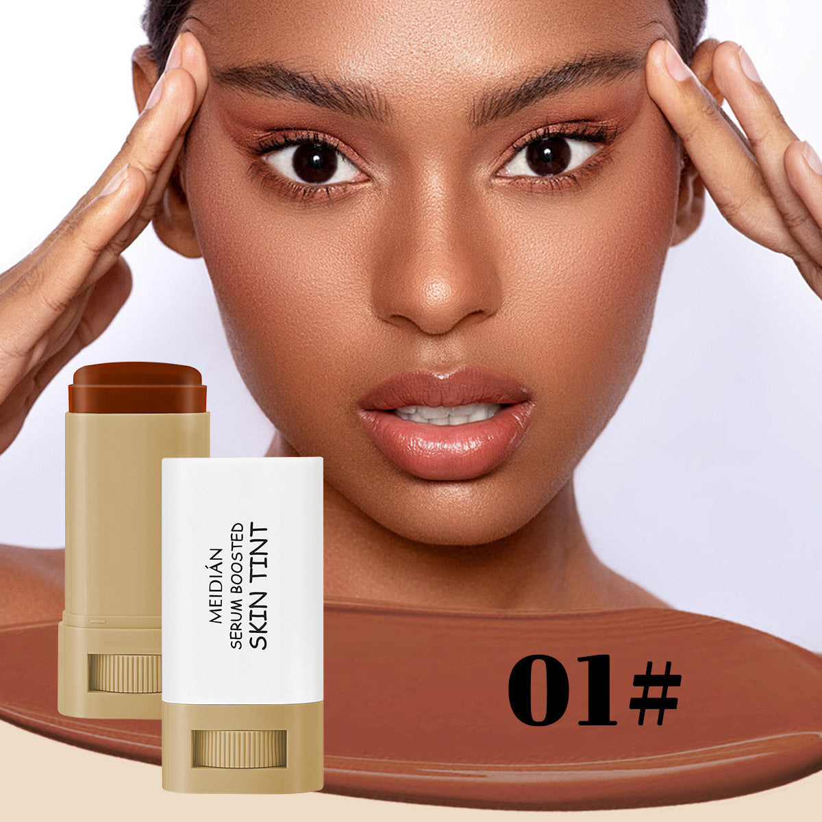 6-Color Rotating Tinted Concealer Stick
