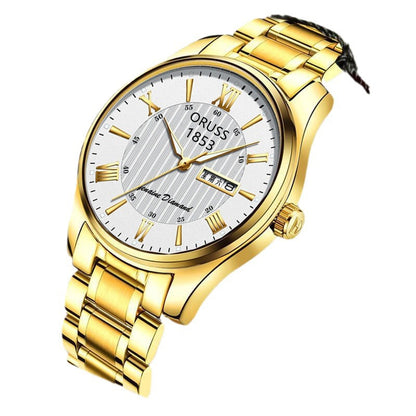 Men's waterproof luminous watch