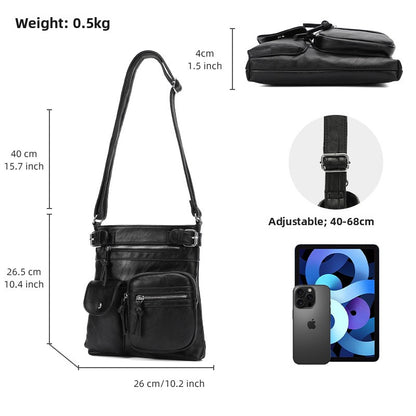 Multifunctional PU Shoulder Bag for Women