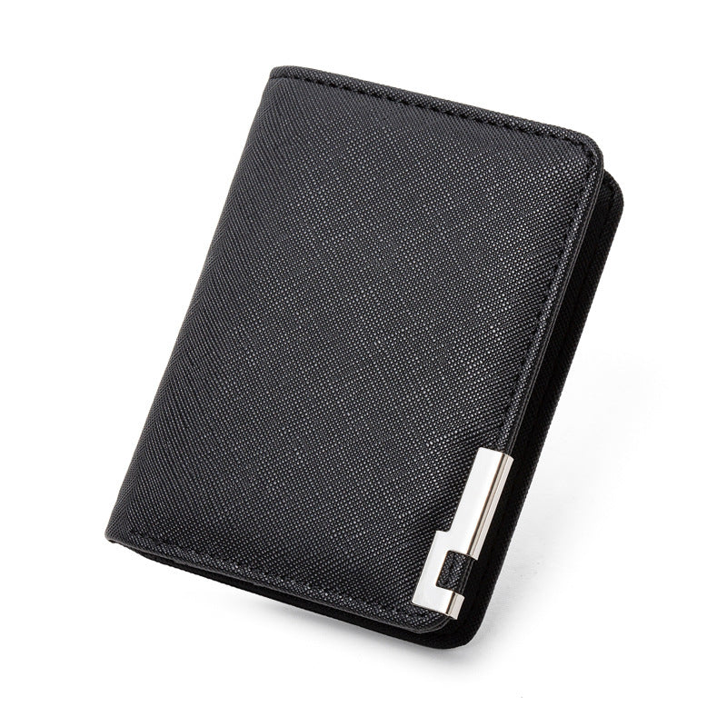 Ultra-Thin Metal Edge Mens Wallet