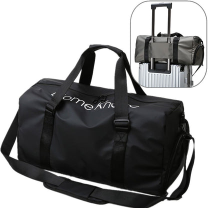 Large Capacity Waterproof Letter Print Gym Crossbody Bag