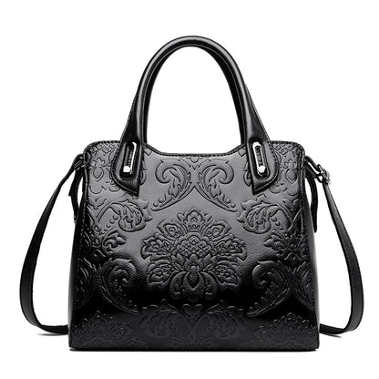 Chinese Style Embossed Women Shoulder Bag