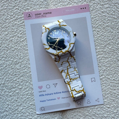 Leopard Print Quartz Watch