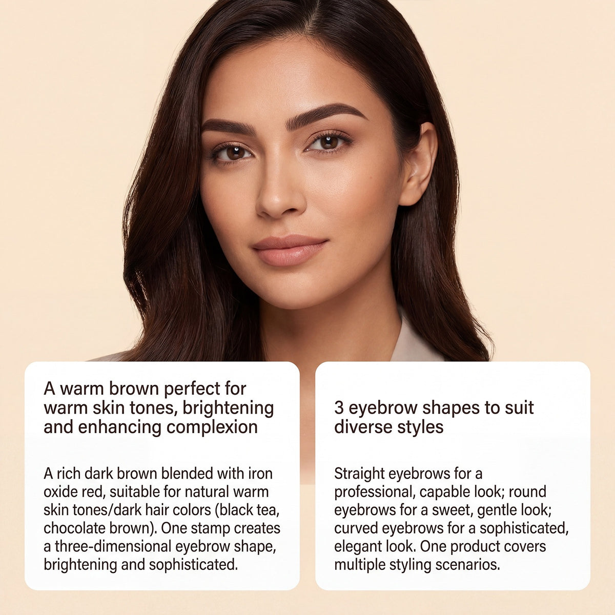Waterproof Eyebrow Powder Stamp Set