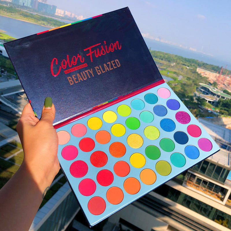 Multi Color Eye Shadow Blush Palette