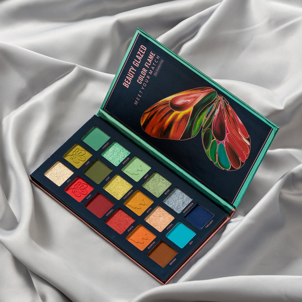 Multi Color Eye Shadow Blush Palette