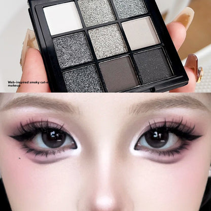 Low saturation nine-color eye shadow plate