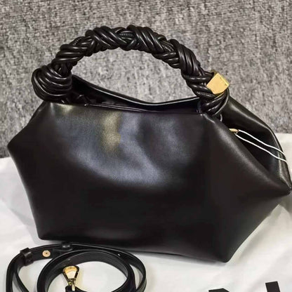 Pleated Handle Women Clutch Bag