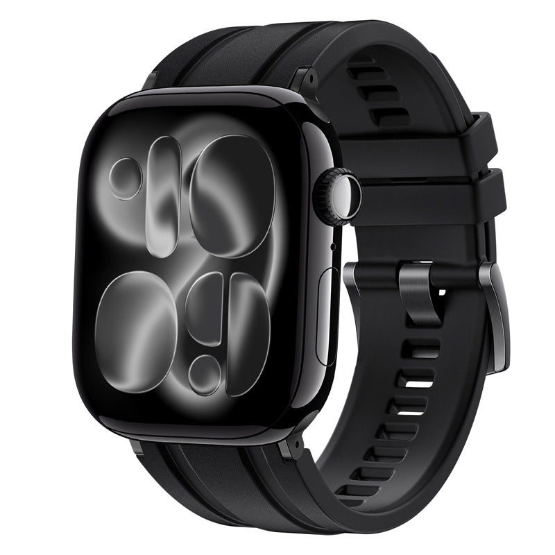 Fluorine Rubber Watch Strap for Apple Watch