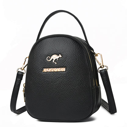 Womens Three-Layer Crossbody Bag