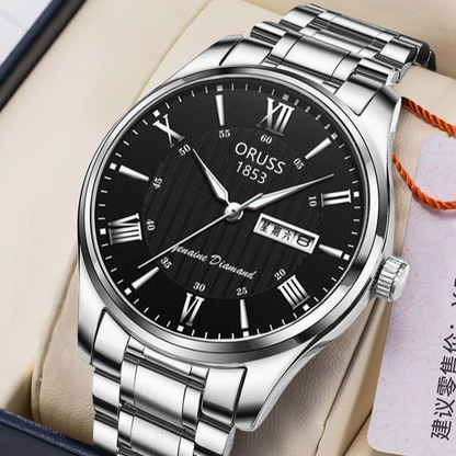 Men's waterproof luminous watch