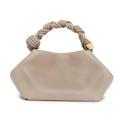 Pleated Handle Women Clutch Bag