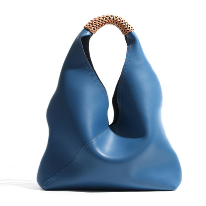 Genuine Leather Women's Bucket Bag