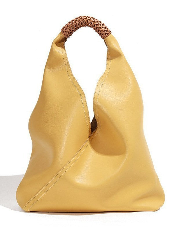 Genuine Leather Women's Bucket Bag