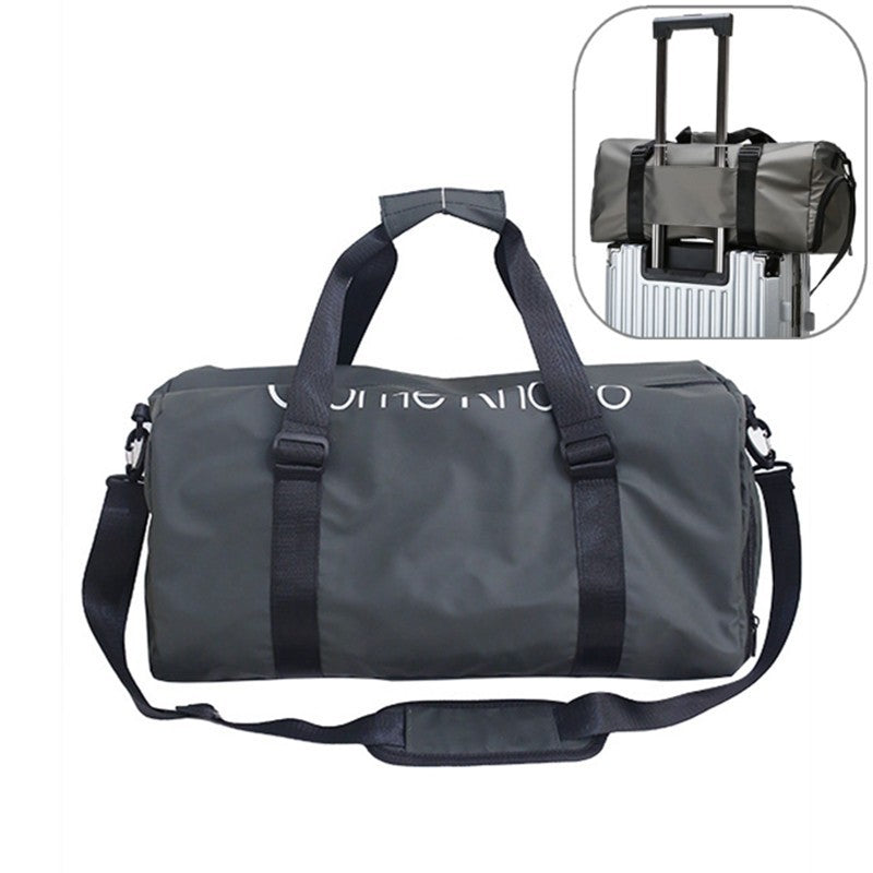 Large Capacity Waterproof Letter Print Gym Crossbody Bag