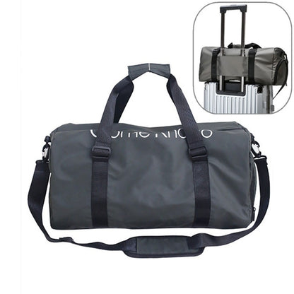 Large Capacity Waterproof Letter Print Gym Crossbody Bag