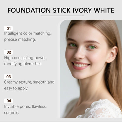 Foundation liquid color-changing stick matte finish