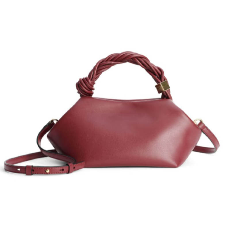 Pleated Handle Women Clutch Bag
