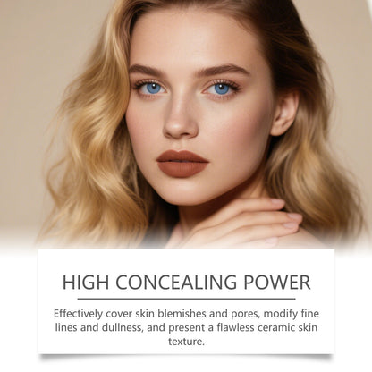 Foundation liquid color-changing stick matte finish