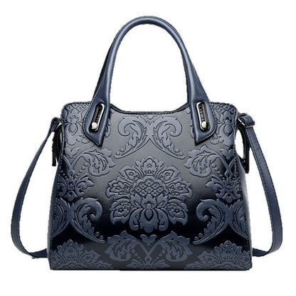 Chinese Style Embossed Women Shoulder Bag
