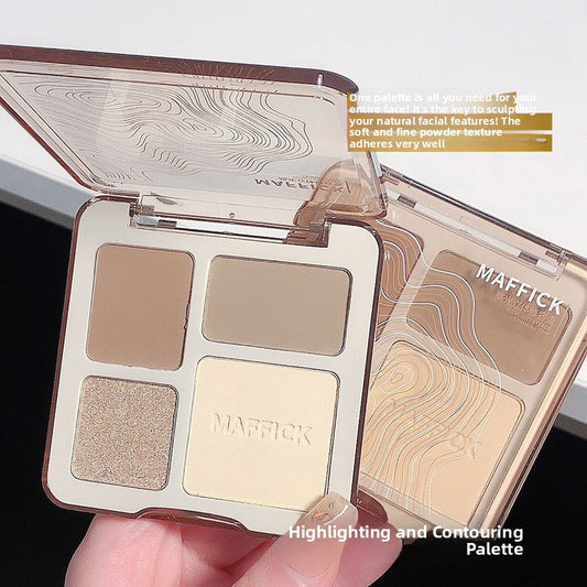 Four-Color Contouring and Highlighting Palette