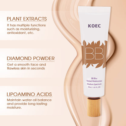 Moisturizing BB Cream with Concealer Brush
