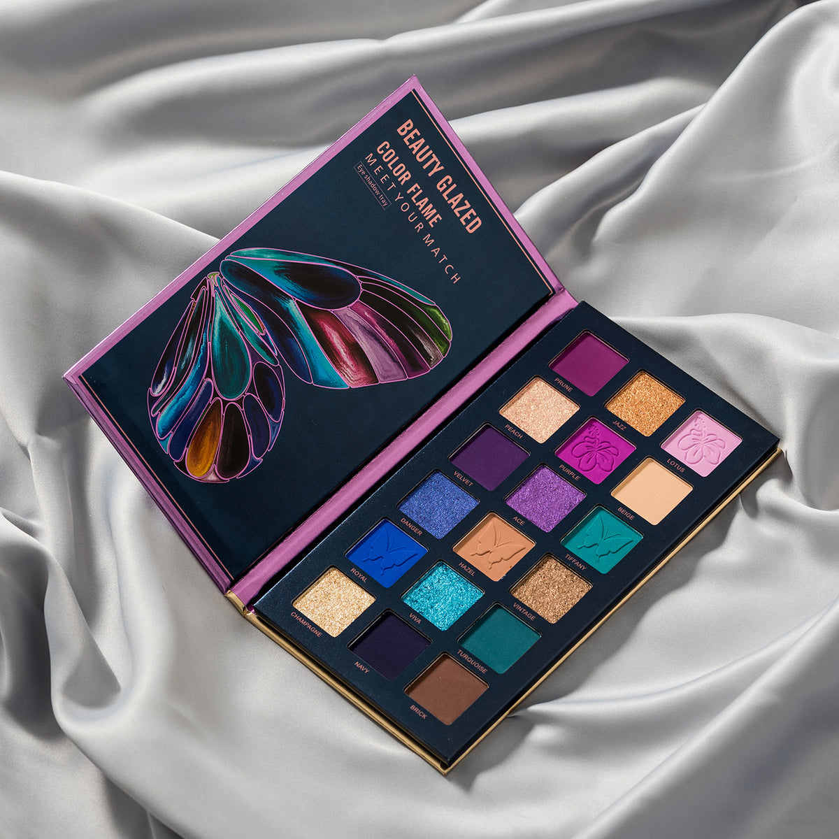 Multi Color Eye Shadow Blush Palette