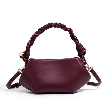 Pleated Handle Women Clutch Bag