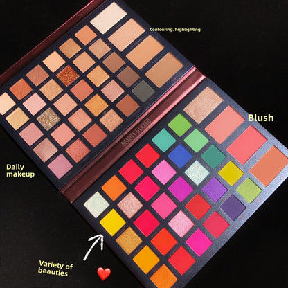 Multi Color Eye Shadow Blush Palette